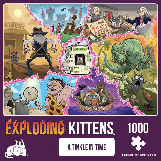 Exploding Kittens: Puzzle - A Tinkle in Time 1000pcs