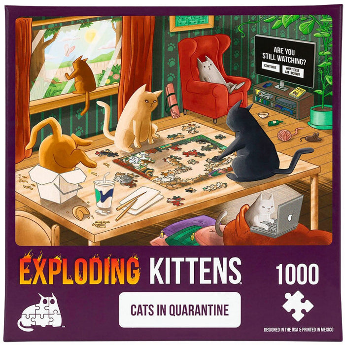 Exploding Kittens: Cats in Quarantine 1000pc