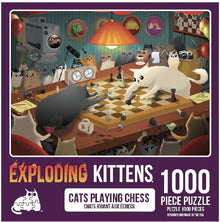 Exploding Kittens: Puzzle - Cats Playing Chess 1000pcs