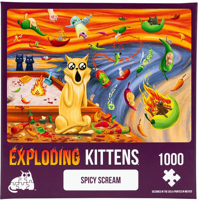 Exploding Kittens: Puzzle - Spicy Scream 1000pcs