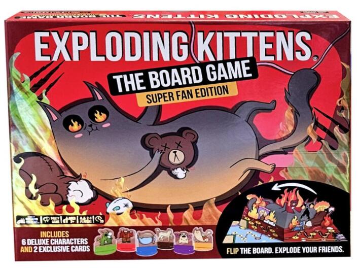Exploding Kittens The Board Game Super Fan Edition