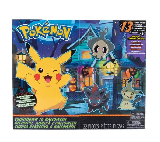 Pokemon Battle Figure Halloween Calendar