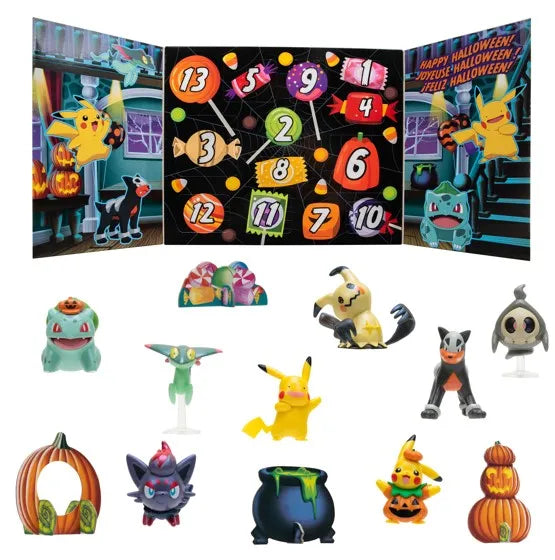 Pokemon Battle Figure Halloween Calendar