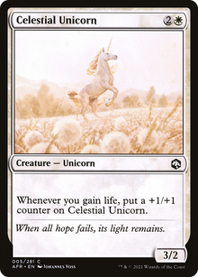 Celestial Unicorn [Dungeons & Dragons: Adventures in the Forgotten Realms]