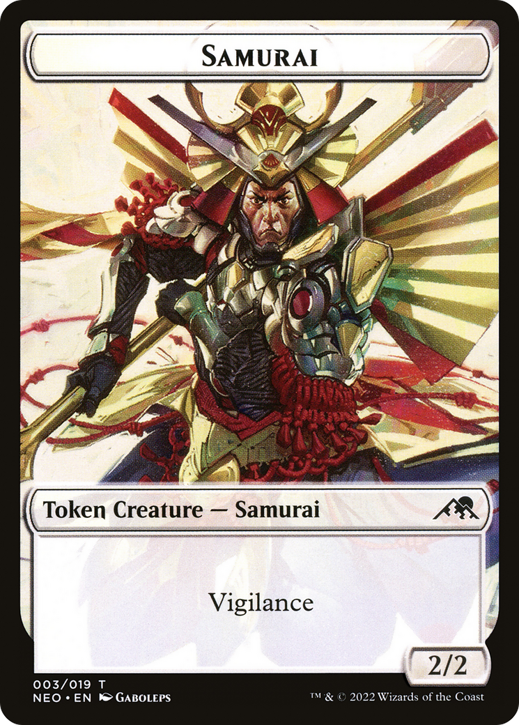 Samurai Token [Kamigawa: Neon Dynasty Tokens]