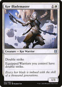 Kor Blademaster [Zendikar Rising]
