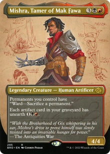 Mishra, Tamer of Mak Fawa (Borderless Alternate Art) [The Brothers' War]