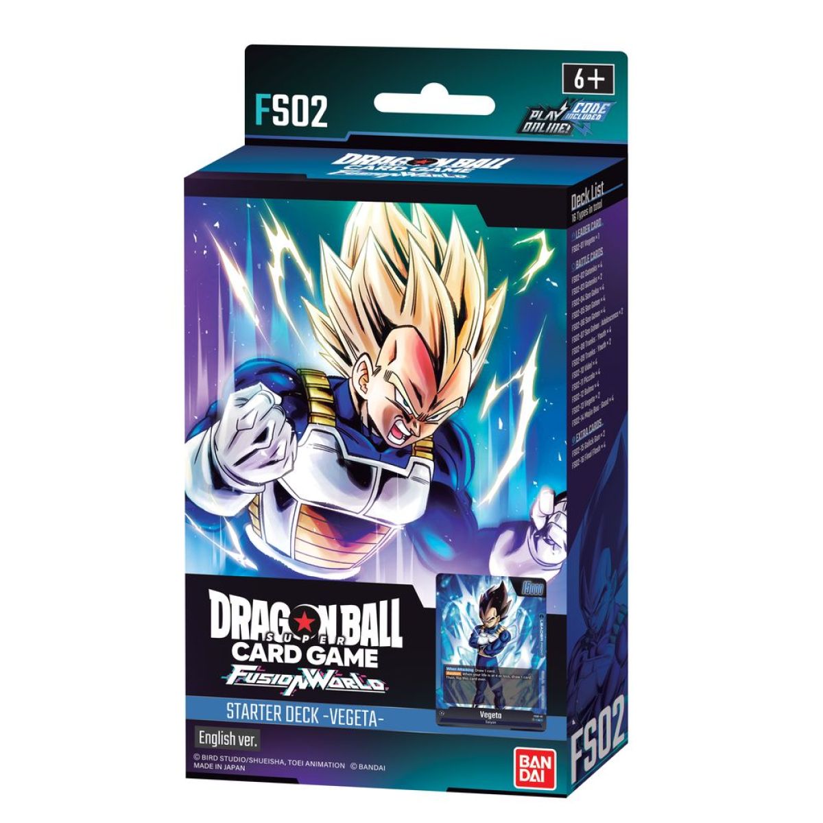 Dragon Ball Super Card Game Fusion World Starter Deck - Vegeta FS02