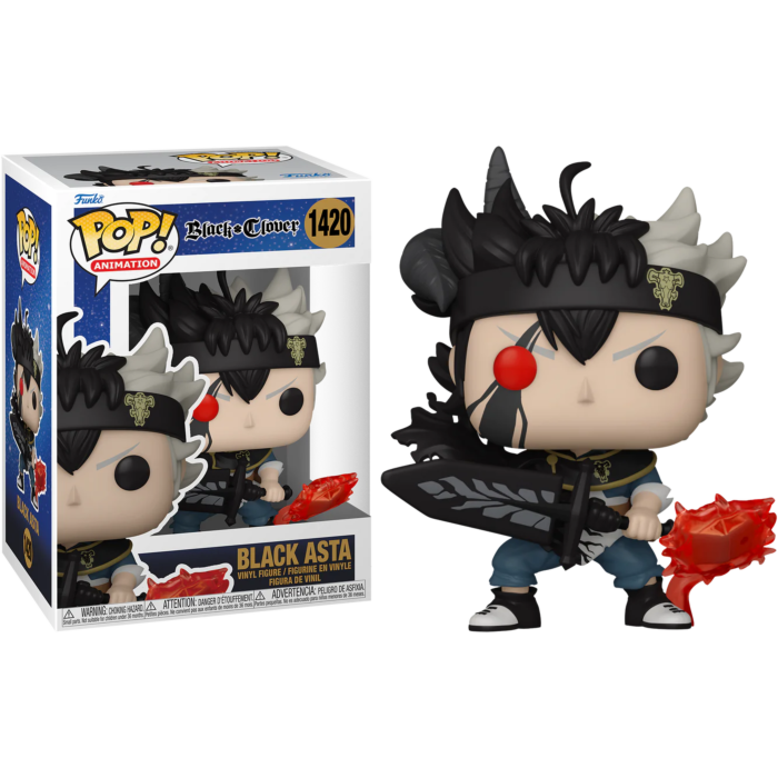 Funko: Black Clover - Black Asta 1420 Pop!