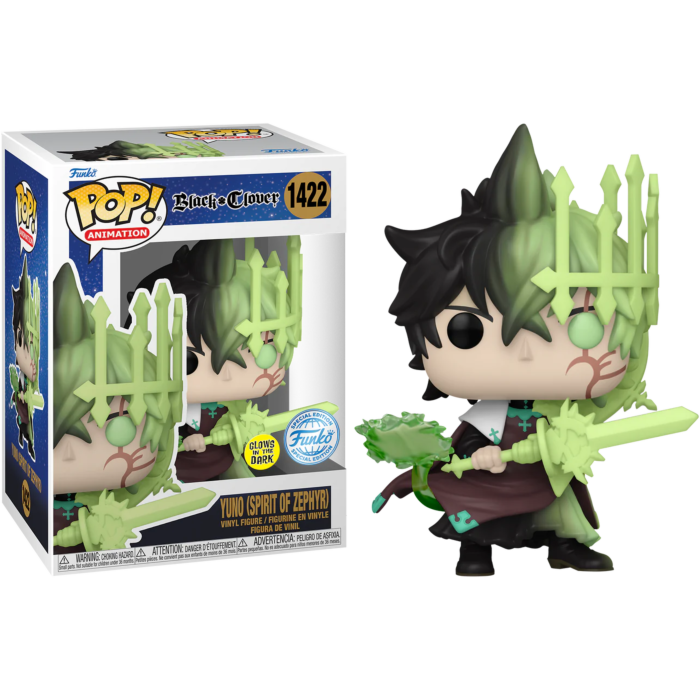 Funko: Black Clover - Yuno (Spirit of Zephyr) 1422 Pop!