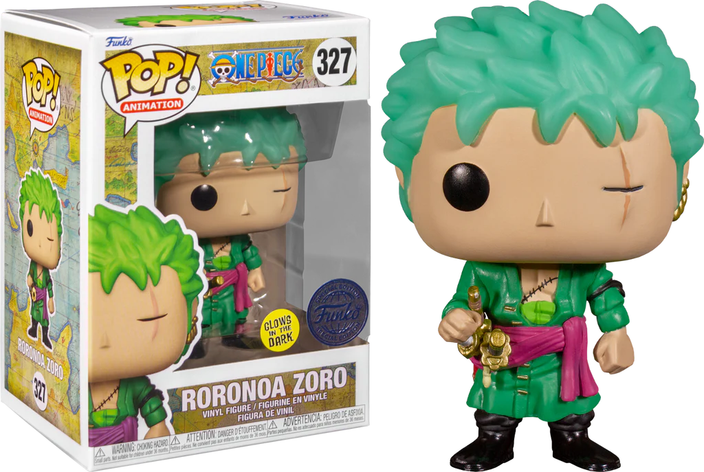 Funko: One Piece - Roronoa Zoro (Glow) 327 Pop!