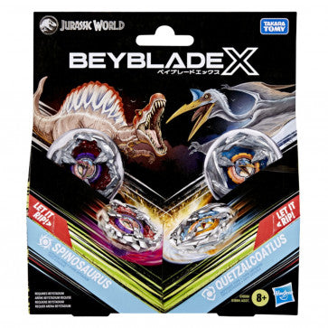 Beyblade X: Jurassic World Collab: Spinosaurus vs. Quetzalcoatlus