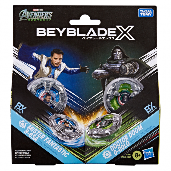 Beyblade X: Marvel Collab - Doctor Doom vs Mr. Fantastic