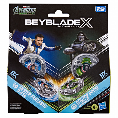 Beyblade X: Marvel Collab - Doctor Doom vs Mr. Fantastic