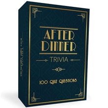 After Dinner Trivia Cards