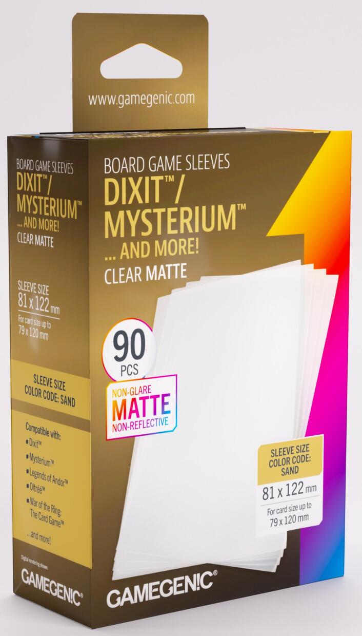 Gamegenic: Matte Board Game Sleeves (81x122mm)