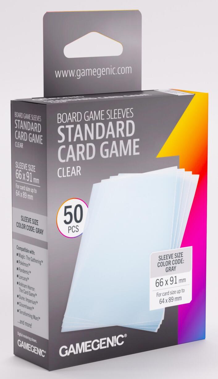 Gamegenic: Prime Board Game Sleeves (66x91mm)