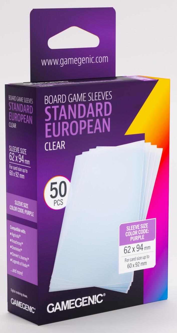 Gamegenic: Prime Board Game Sleeves (60x92mm)