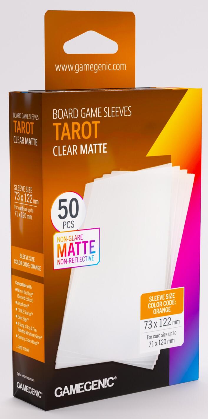 Gamegenic: Matte Board Game Sleeves (73x122mm)