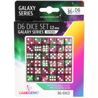 Gamegenic: Galaxy Series Dice 12mm D6 - Aurora