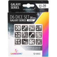 Gamegenic: Galaxy Series Dice 16mm D6 - Moon