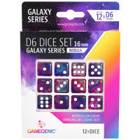 Gamegenic: Galaxy Series Dice 16mm D6 - Nebula