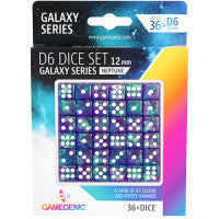 Gamegenic: Galaxy Series Dice 12mm D6 - Neptune