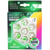 Gamegenic: Glow Series RPG Dice - Toxic Stones
