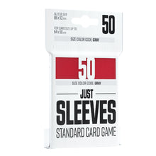 Gamegenic: Just Sleeves 50ct Red Sleeves (66x92mm)