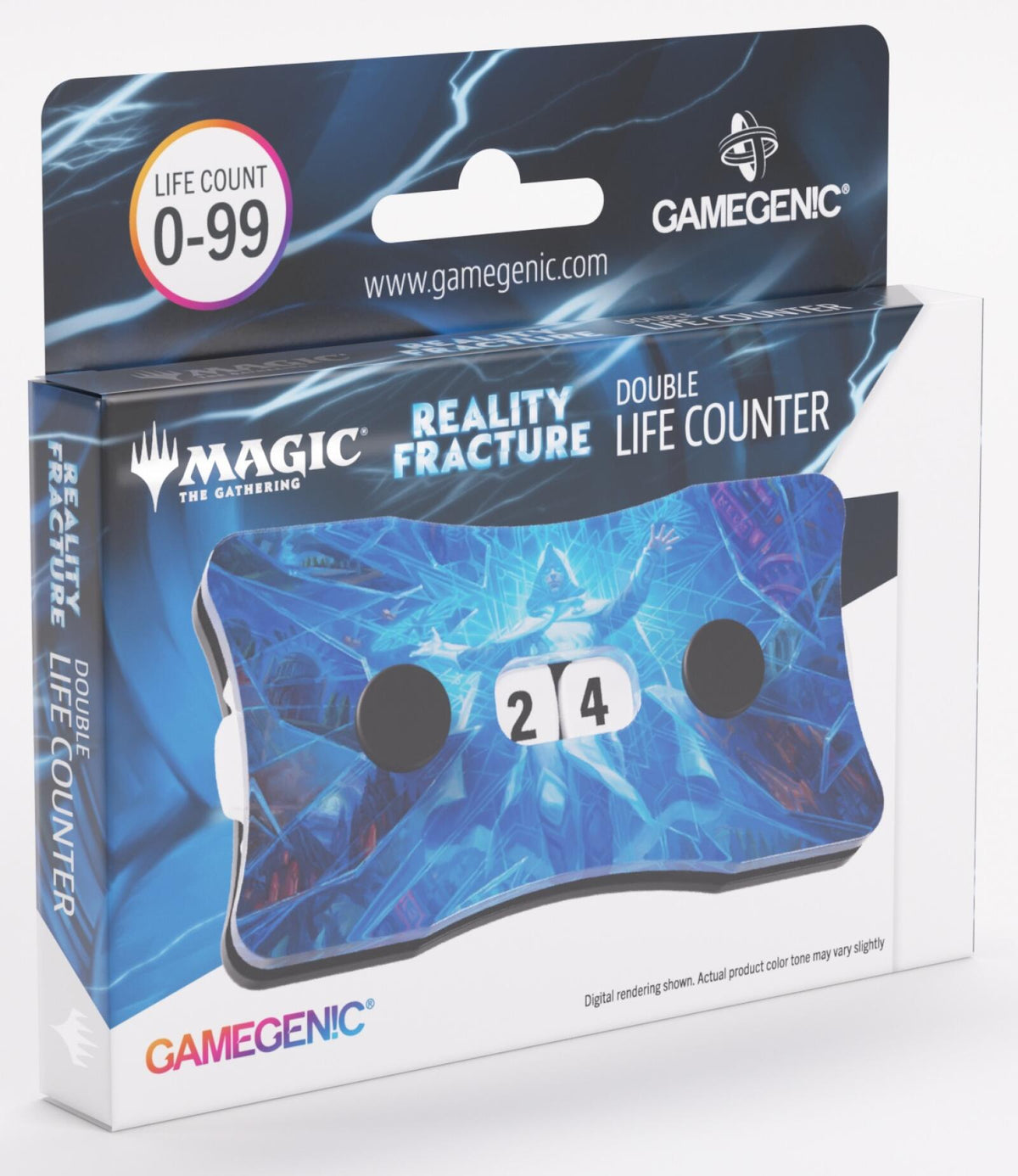 Gamegenic: MTG Reality Fracture Double Life Counter - Overwrite the Multiverse