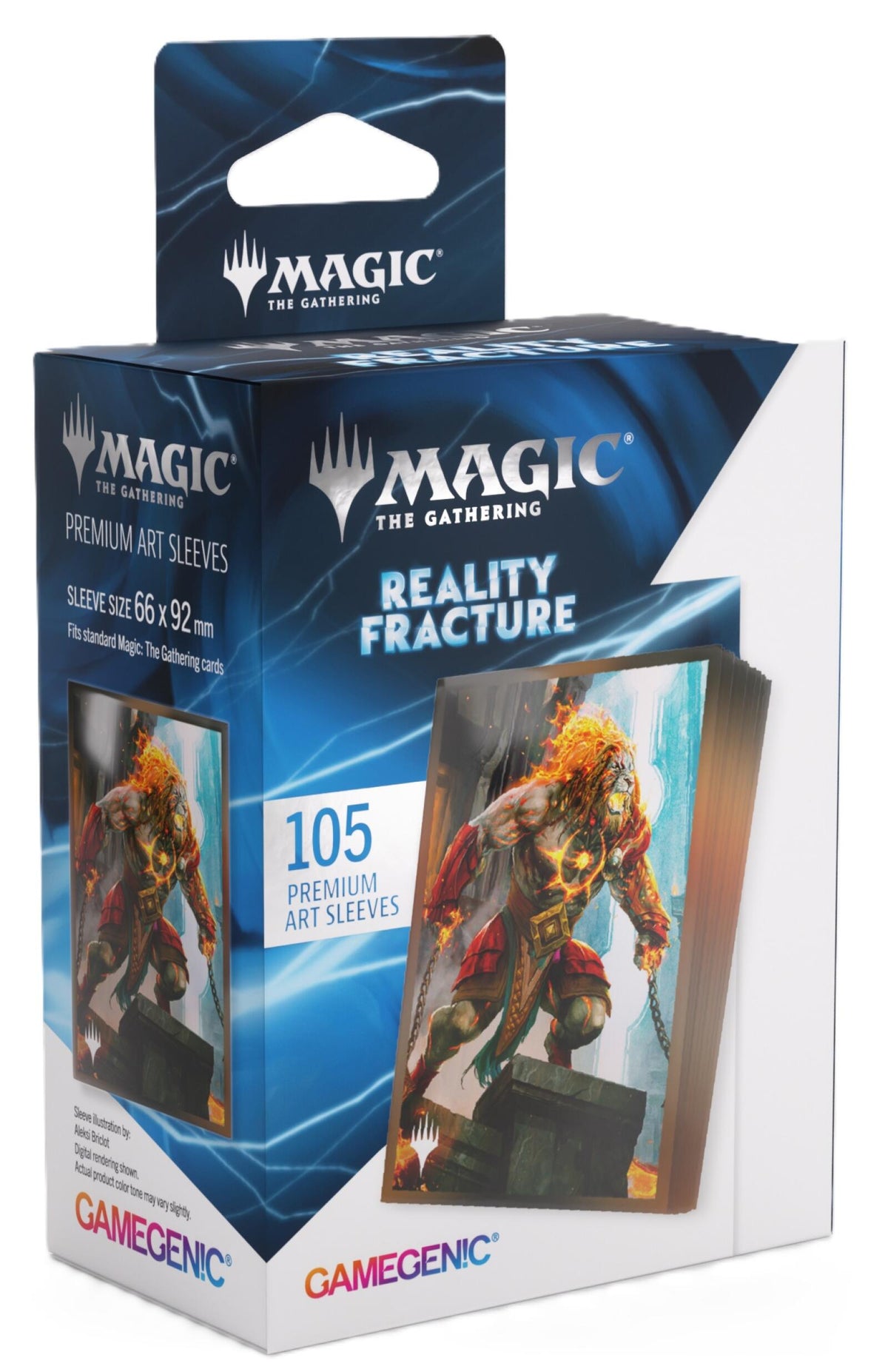 Gamegenic: MTG Reality Fracture Premium Art Sleeves - Ajani, Path of Vengeance