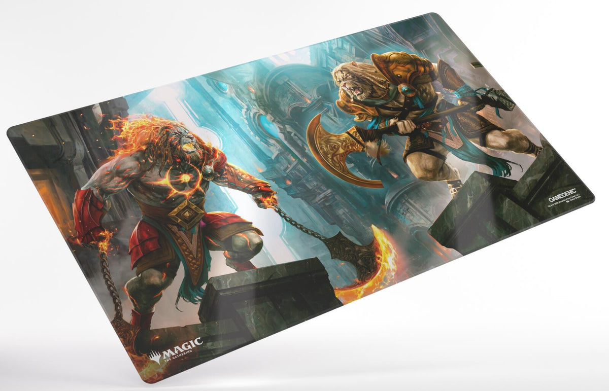 Gamegenic: MTG Reality Fracture Shiny Playmat - Ajani, Path of Vengeance/Ajani, Counterattack Leader
