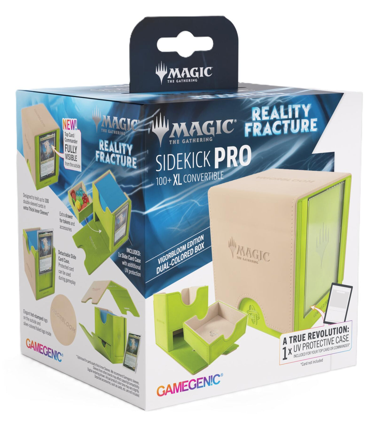 Gamegenic: MTG Reality Fracture Sidekick PRO 100+ XL - Vigorbloom
