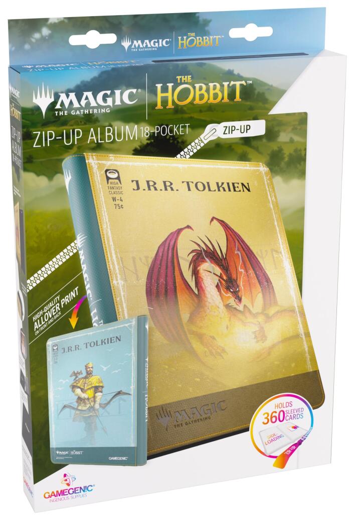 Gamegenic: MTG The Hobbit - Zip-Up Album 18-Pocket - Gleaming Splendor/The King of Dale