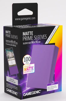 Gamegenic: Matte Prime 100ct Purple Sleeves (66x91mm)