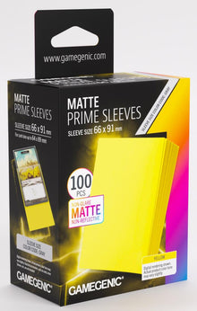 Gamegenic: Matte Prime 100ct Yellow Sleeves (66x91mm)