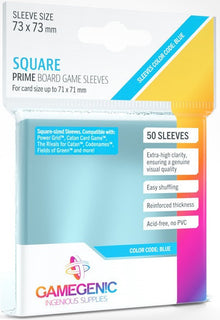 Gamegenic: Prime Board Game Sleeves: Size Code blue (73mm x 73mm) (50)