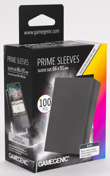 Gamegenic: Prime 100ct Black Sleeves (66x91mm)
