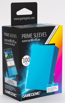 Gamegenic: Prime Card Sleeves - Standard Size (66mm x 91mm) - Blue