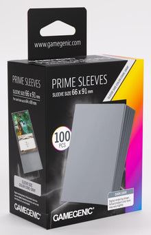 Gamegenic: Prime Card Sleeves - Standard Size (66mm x 91mm) - Dark Grey