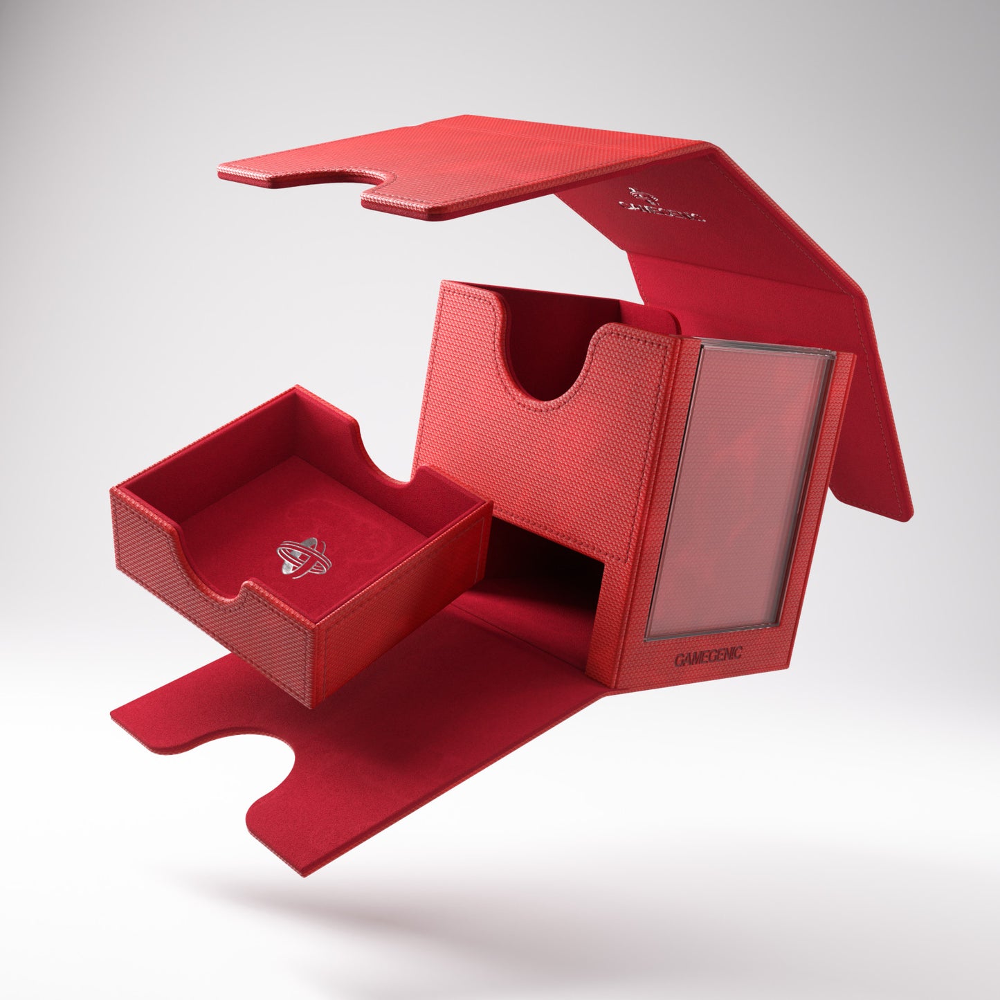Gamegenic: Sidekick PRO 100+ XL Convertible Deck Box - Red