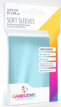 Gamegenic: Soft Sleeves (67x94mm) 100pc