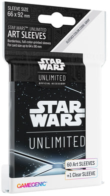 Gamegenic: Star Wars Unlimited Art Sleeves - Card Back Black