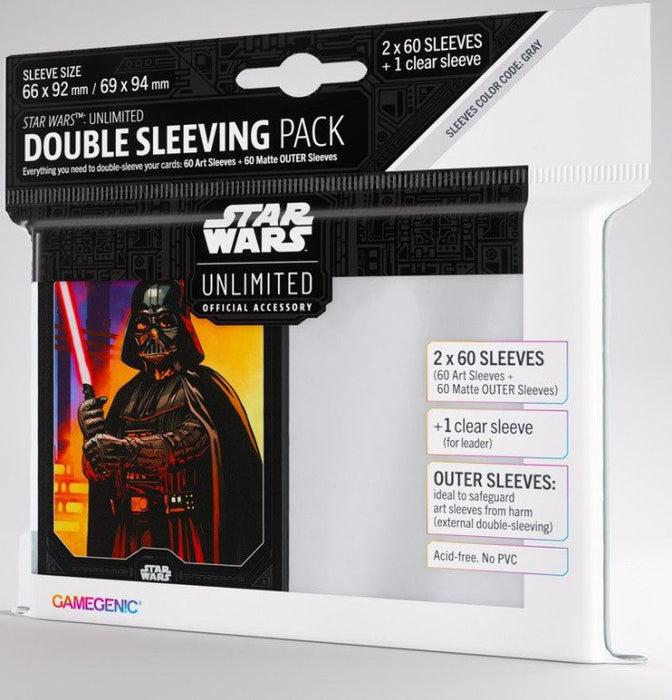 Gamegenic: Star Wars Unlimited Art Sleeves Double Sleeving Pack - Darth Vader