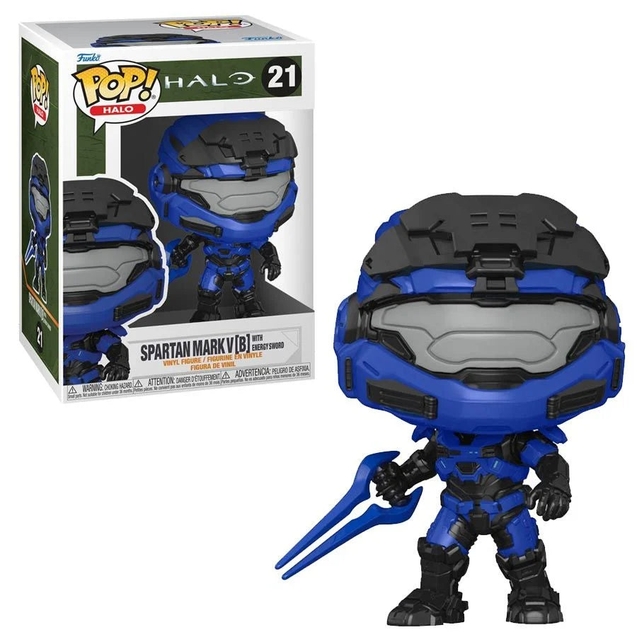 Funko: Pokemon - Halo Infinite Spartan Mk V (B) w/Energy Sword 21 Pop!