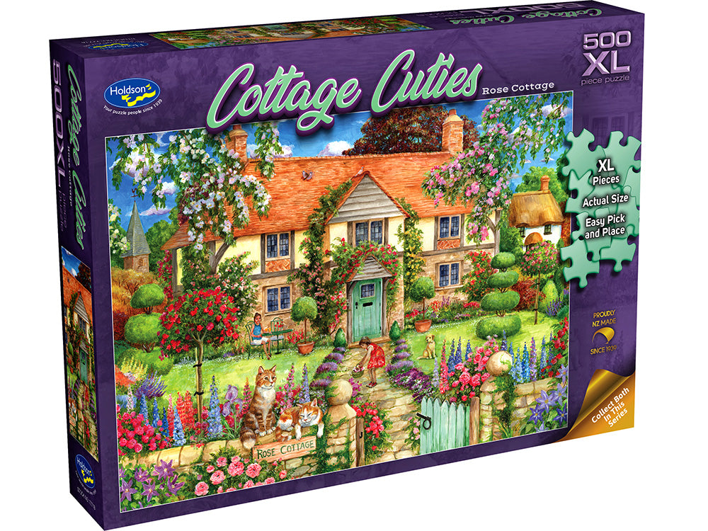 Holdson: Cottage Cuties Rose 500pc XL