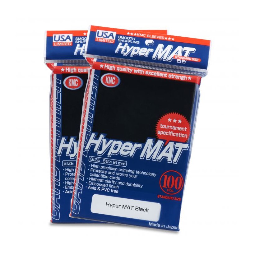 KMC: Sleeves – Hyper MAT: Black
