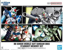 Bandai: BB Senshi MS Gundam 0083 Stardust Memory Set