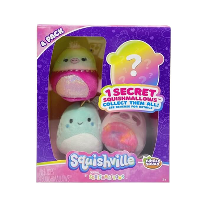 Squishmallow Squishville: Mini Plush (4 Pack) (A)