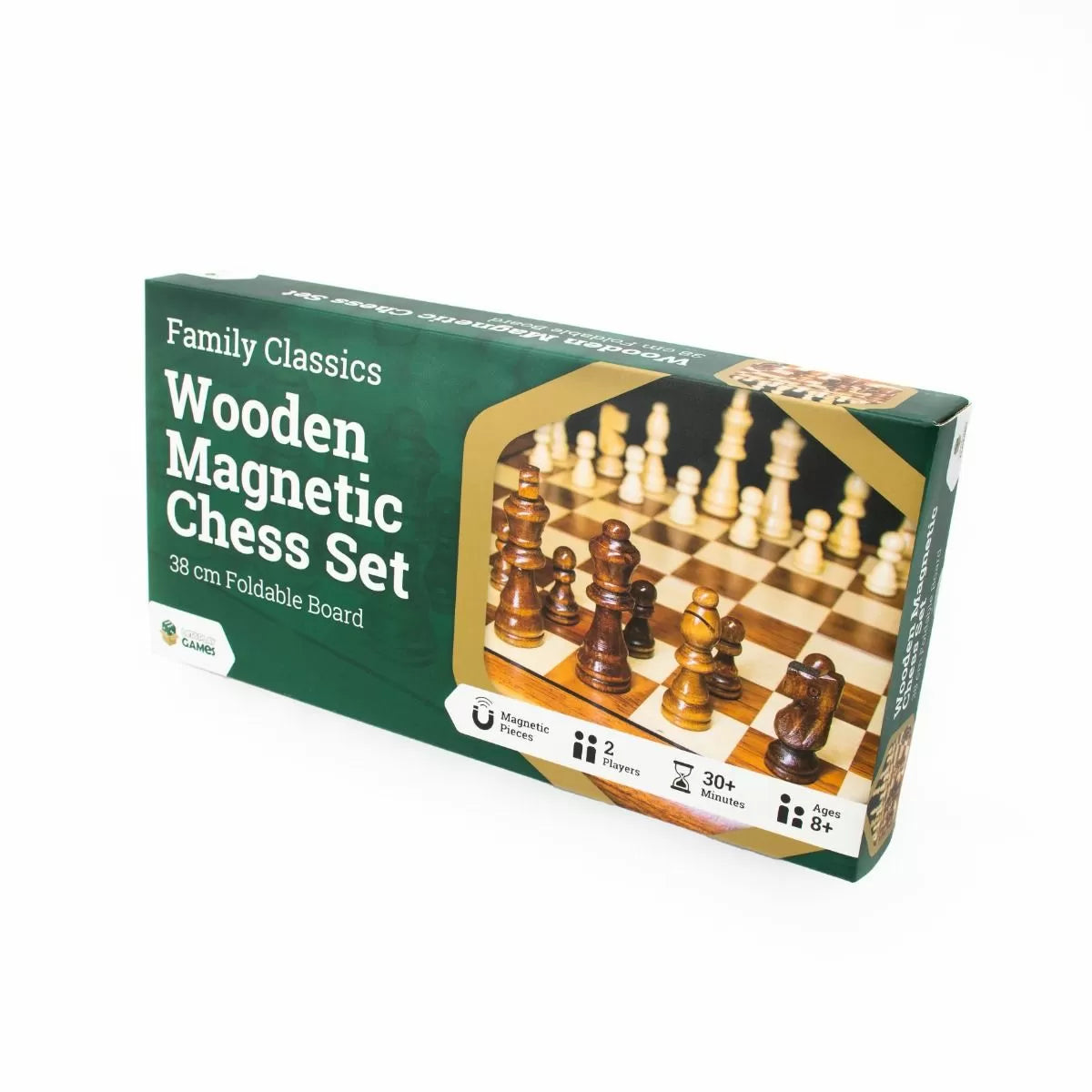 Family Classics: Wooden Magnetic Chess Set 38cm